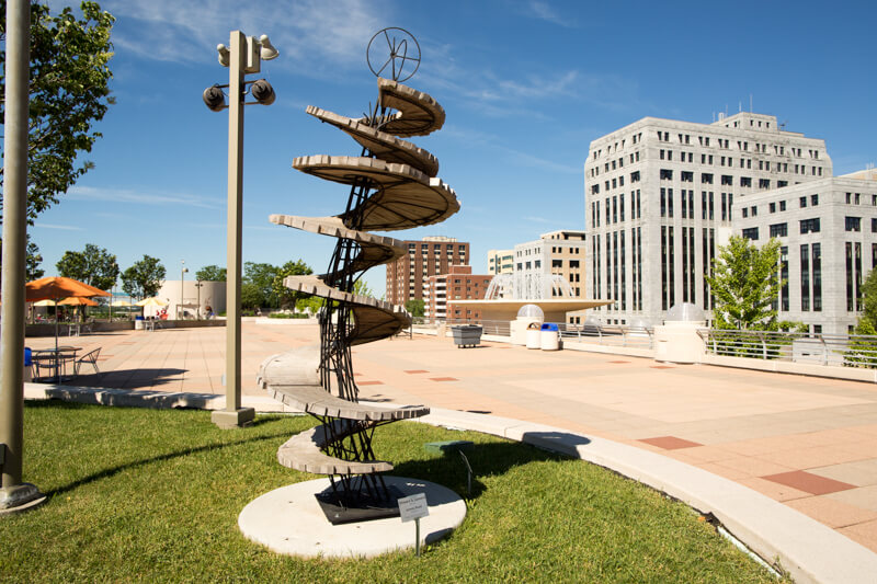 Monona Terrace Sculpture Onward and Upward