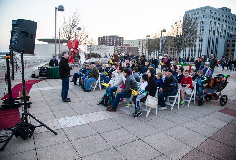 outdoor night event moon stars madison