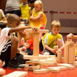 Kids with Building Blocks