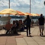 Monona Terrace outside dining area