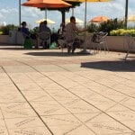 Monona Terrace rooftop tiles