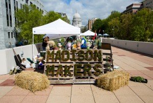 Madison Makers letter green letters