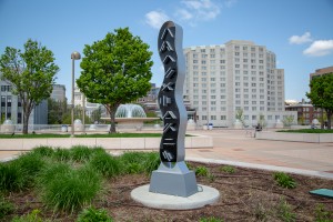 Monona Terrace Rooftop Sculpture Cosmic Slot and Solo Spyro