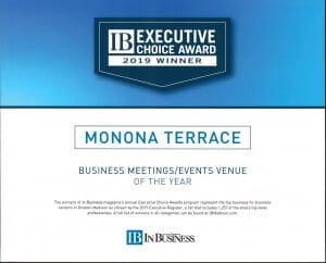 2019 IB Executive Choice Award to Monona Terrace