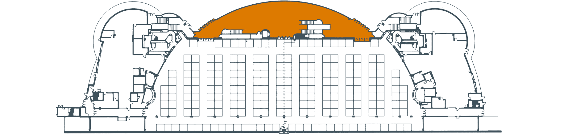 floor diagram of monona terrace level 1 lakeside