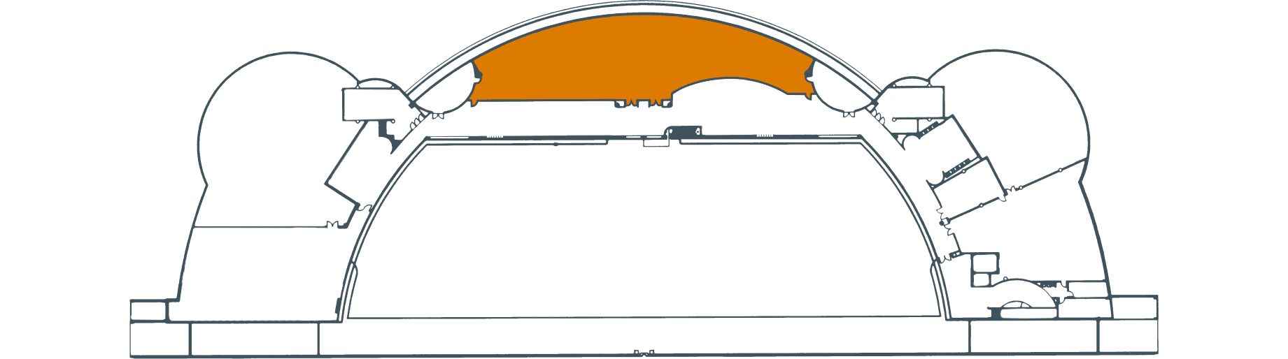 floor diagram of monona terrace level 2