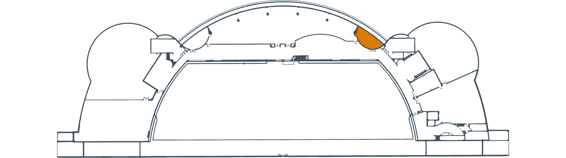 floor diagram of monona terrace level 2