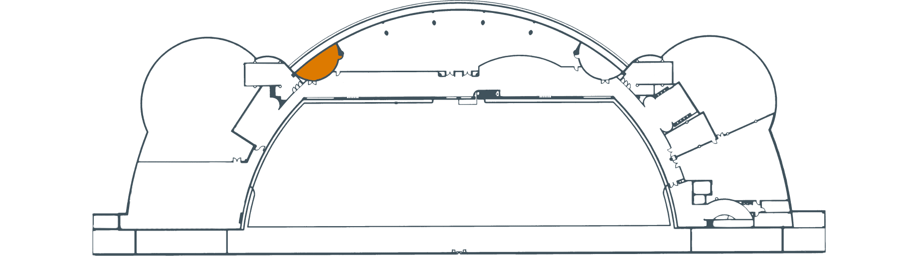 floor diagram of monona terrace level 2