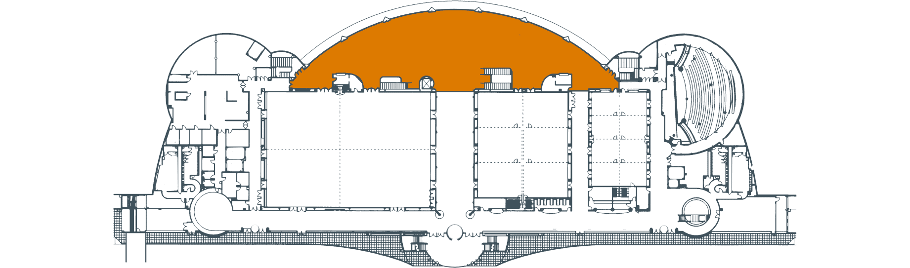 floor diagram of monona terrace level 4