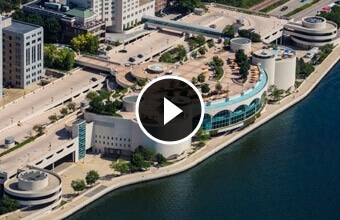 exterior of Monona Terrace