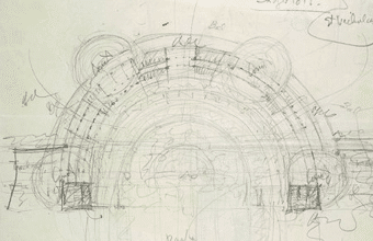 Frank Lloyd Wright Monona Terrace architectural plans