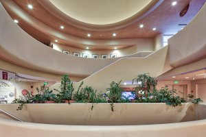 Monona Terrace indoor staircase