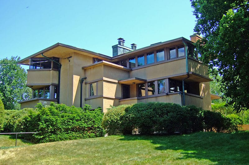 E.A. Gilmore house by Frank Lloyd Wright