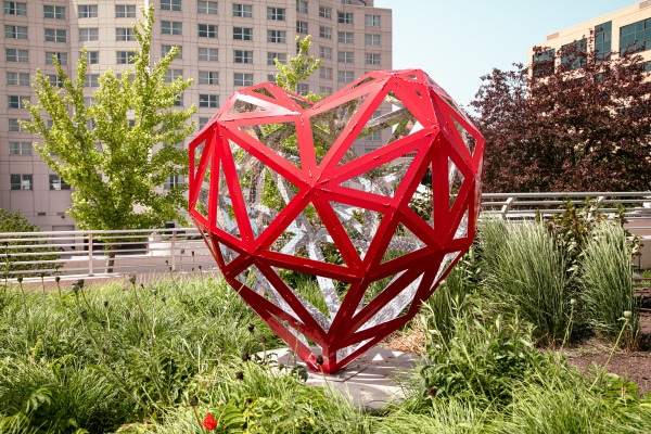 Low-Poly Open Heart—REDI sculpture